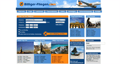 Desktop Screenshot of billiger-fliegen.com